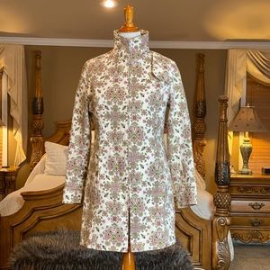 Nicole Miller Floral Paisley All Weather Jacket 14